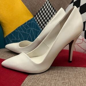 Aldo White Pumps